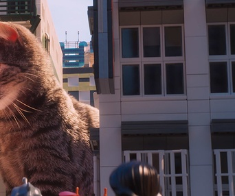 Une scène du film The LEGO Ninjago Movie