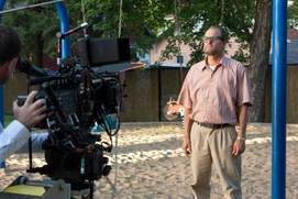 Sur le plateau du film Wilson Sur le plateau du film Wilson