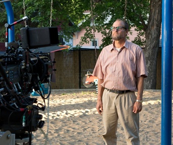 Sur le plateau du film Wilson