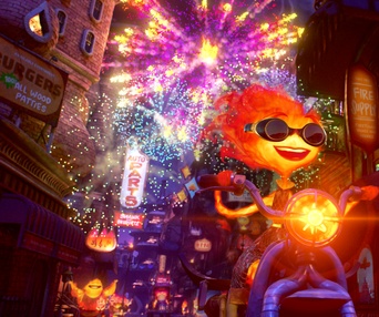 Une scène du film Elemental