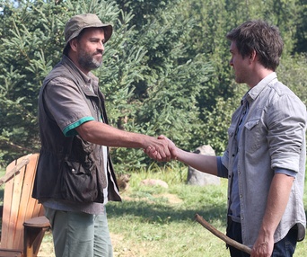 Une scène du film Lac mystère