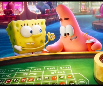 Une scène du film The SpongeBob Movie: Sponge on the Run
