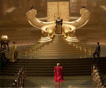 Une scène du film Thor