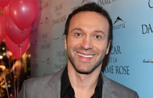 Joël Legendre sur le tapis rouge de Oscar et la dame rose