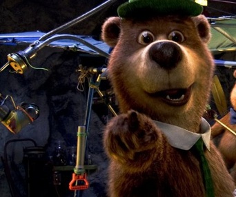 Une scène du film Yogi Bear