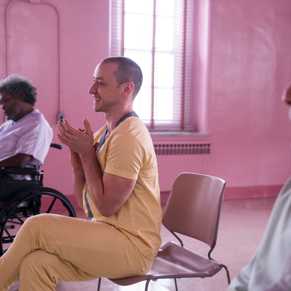 Une scène du film Glass