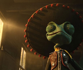 Une scène du film Rango