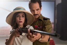 Une scène du film Feu à Tel Aviv Une scène du film Feu à Tel Aviv
