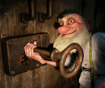 Une scène du film Arthur Christmas