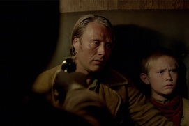 Une scène du film The Salvation