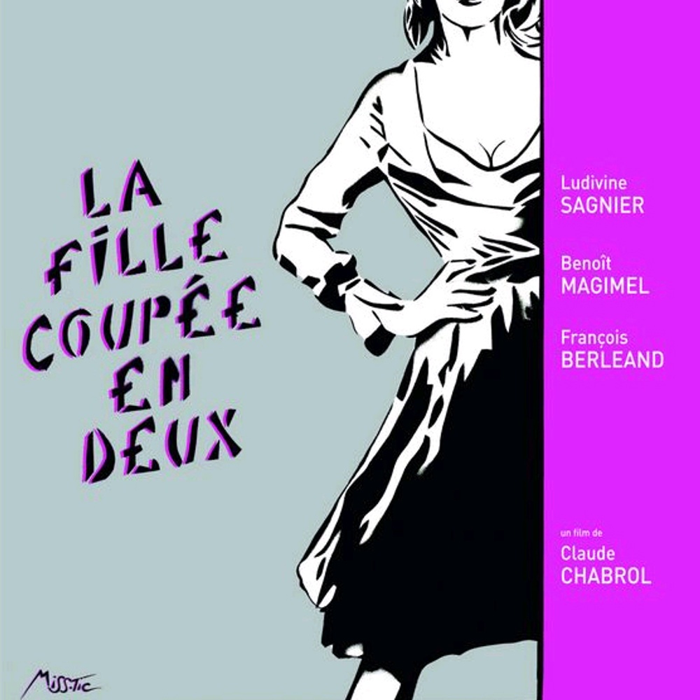 Affiche du film La fille coupée en deux