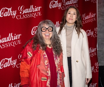Tapis rouge de la première de Cathy Gauthier