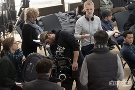 Sur le plateau du prochain film d'André Turpin