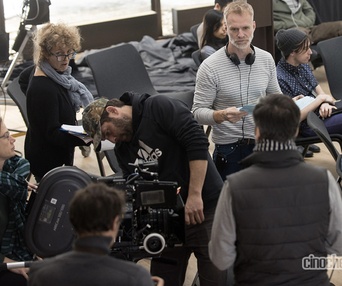 Sur le plateau du prochain film d'André Turpin