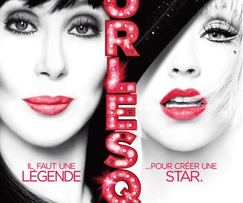 Affiche en français du film Burlesque