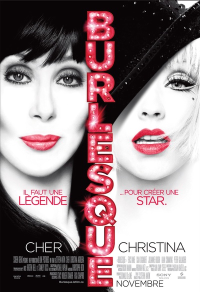 Affiche en français du film Burlesque