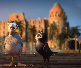 Une scène du film Manou the Swift