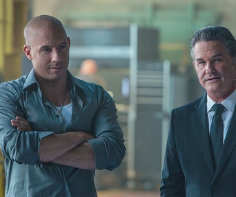 Une scène du film Furious 7