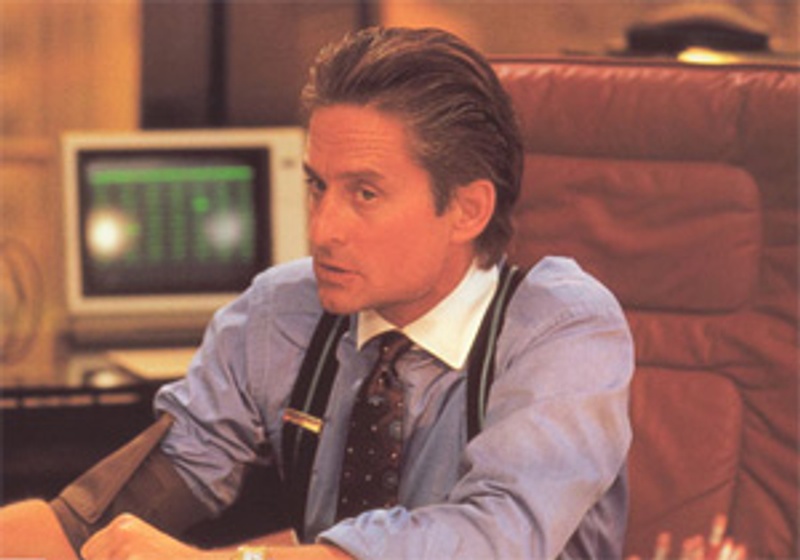 Michel Douglas dans Wall Street