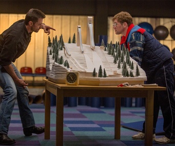 Une scène du film Eddie the Eagle