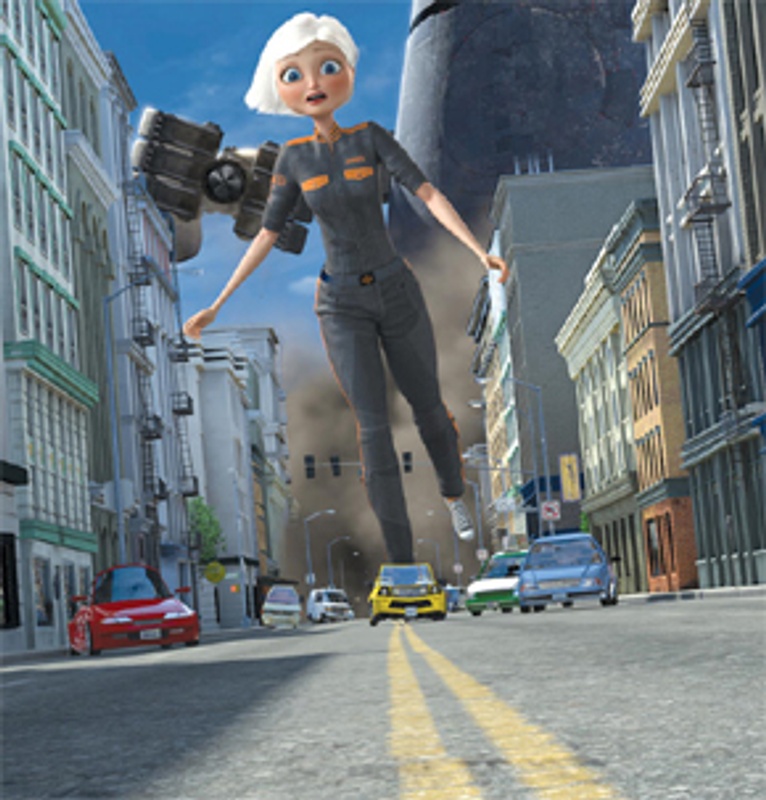 Une scène de Monsters vs. Aliens