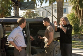 Sur le plateau du film Green Zone Sur le plateau du film Green Zone