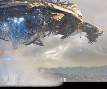 Une scène du film Skyline