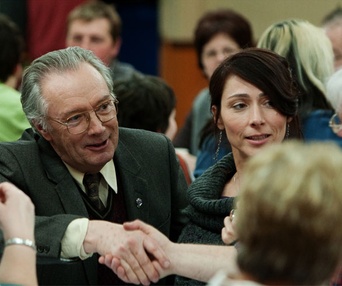 Une scène du film Le vendeur