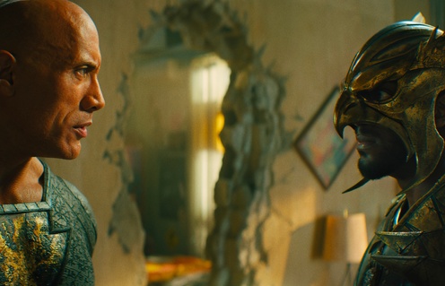 Une scène du film Black Adam