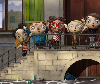 Une scène du film Ma vie de courgette