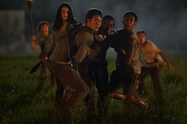 Une scène du film The Maze Runner Une scène du film The Maze Runner