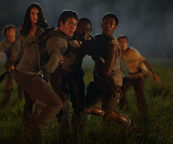 Une scène du film The Maze Runner