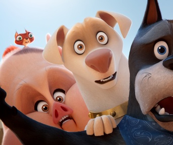 Une scène du film DC League of Super-Pets
