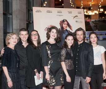 Sur le tapis rouge du film Les êtres chers
