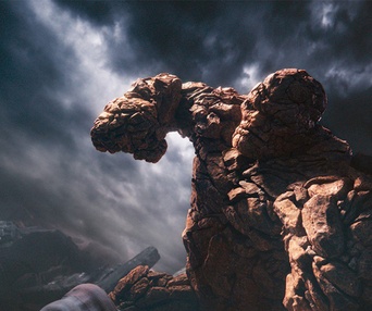 Une scène du film Fantastic Four