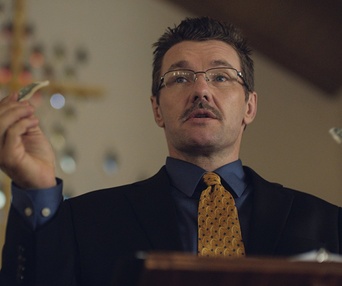 Une scène du film Boy Erased