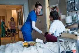 Une scène du film Five Feet Apart Une scène du film Five Feet Apart
