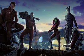 Affiche du film Les gardiens de la galaxie Affiche du film Les gardiens de la galaxie