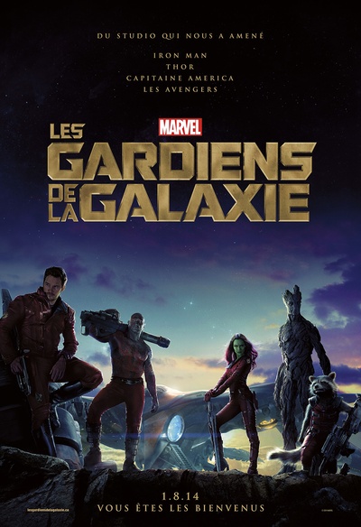 Affiche du film Les gardiens de la galaxie