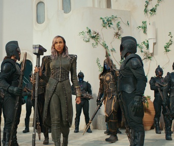 Une scène du film The Marvels