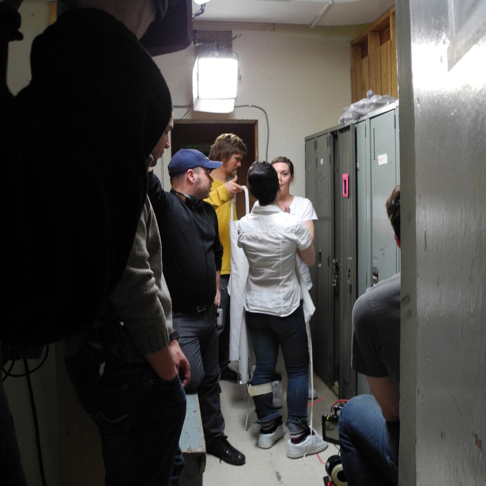 Sur le plateau du film Diego Star