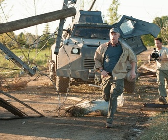 Une scène du film Into the Storm