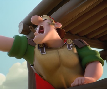 Une scène du film Astérix, le secret de la potion magique