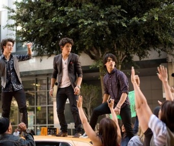 Scène du film Jonas Brothers : The 3-D Concert Experience