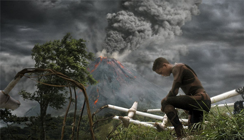 Une scène du film After Earth