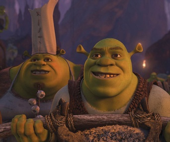 Une scène du film Shrek Forever After