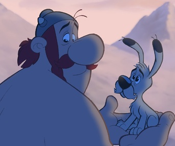Scène du film Astérix et les Vikings