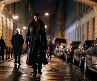 Une scène du film The Crow