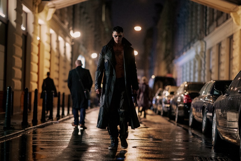 Une scène du film The Crow