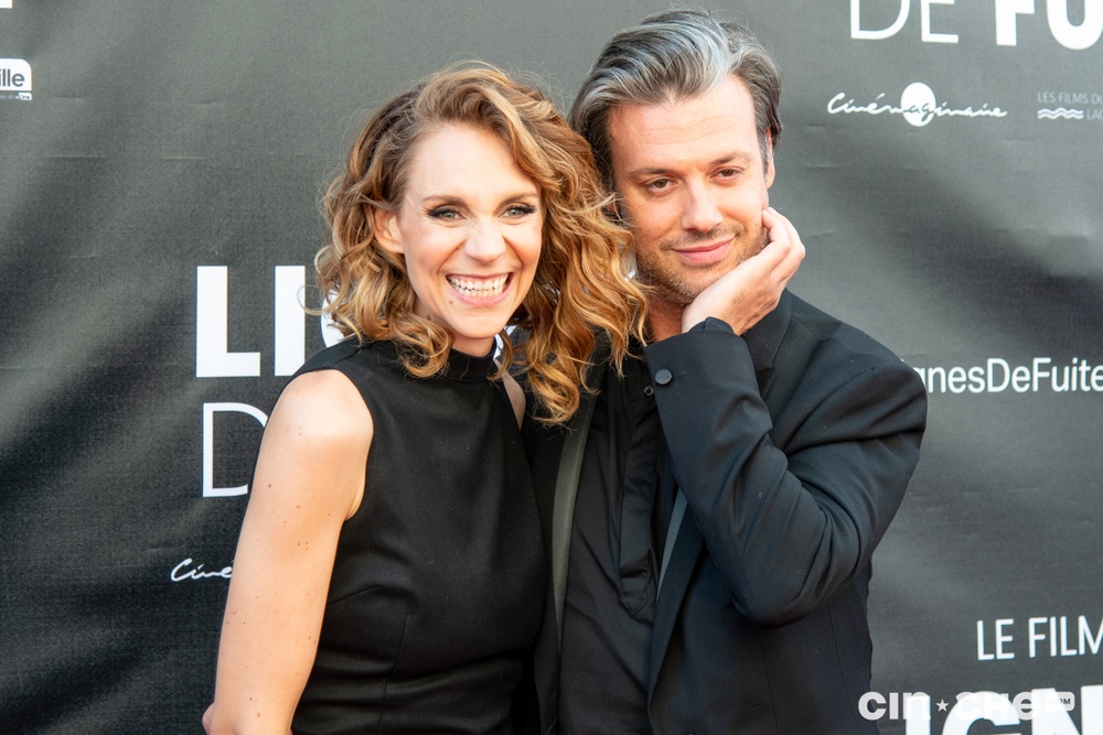 Sur le tapis rouge du film Lignes de fuite